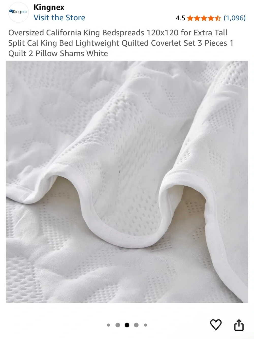 Kingnex elegant white